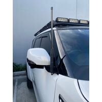 Mirror Mount UHF Antenna Bracket For  Nissan Patrol Y62 -  Driver Side