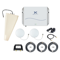 CEL-FI GO G51 Stationary 4G/5G Tri-Carrier Switchable Signal Booster Multi Level Wideband LPDA Building Pack