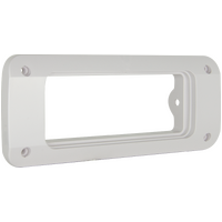 GME MK011W Large Flush Mount Bracket - Suit GX400 / GX700 - White