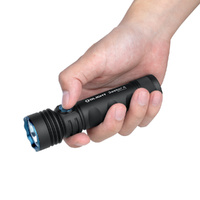 Olight Seeker 4 USB-C Rechargeable Bright LED Pocket Flashlight - Black