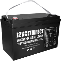 12 Volt Direct 100AH Weekender Series Lithium LiFePo4 Battery