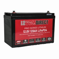 120AH LiFePO4 Pro Series Lithium Battery w/ Bluetooth & Active Cell Balancing