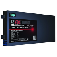 100Ah 12.8V Super Slimline Lithium LiFePO4 Deep Cycle Battery