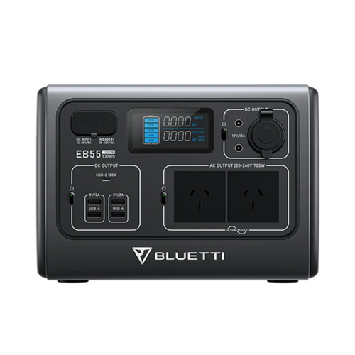 BLUETTI EB55 Portable Power Station | 700W 537Wh