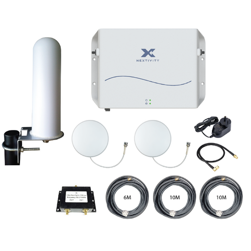 CEL-FI GO G51 Stationary 4G/5G Tri-Carrier Switchable Signal Booster Muti Level Omni High Gain Building Pack