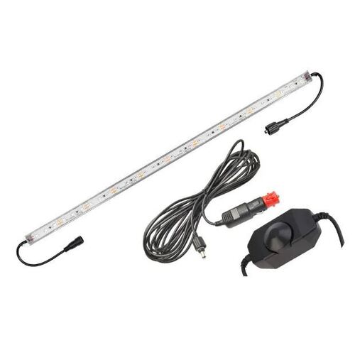 50cm White Rigid LED Camp Light Kit w/ Dimmer + Cigarette Lead