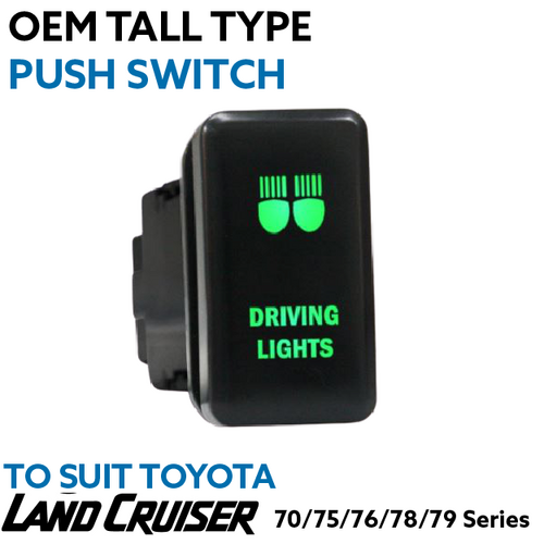 Tall Type Toyota Push Switch - Driving Lights