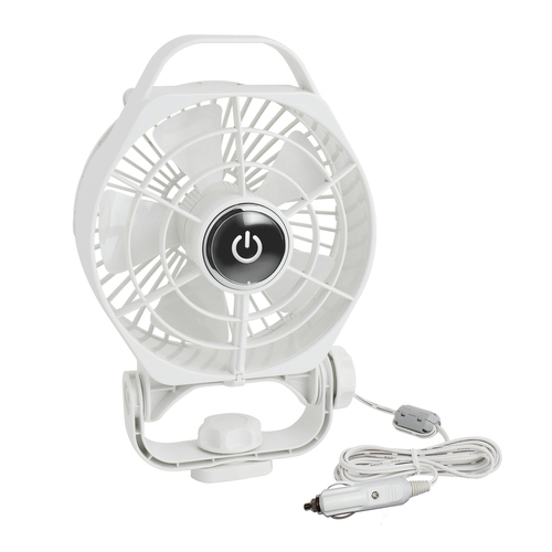 6.5" 12V Adjustable Gymbal Mount Caravan / Marine Fan