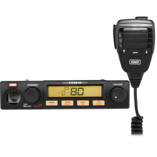 GME TX3510S 5 Watt Compact UHF CB Radio with ScanSuite